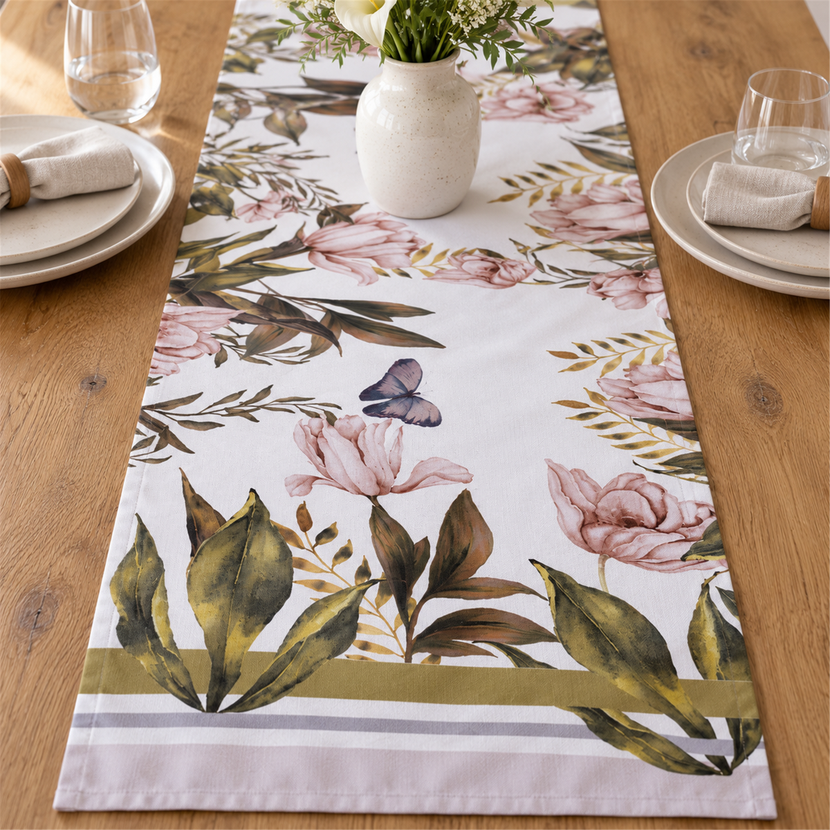 Aden runner, pamuk karışımlı – Marie Lou Home