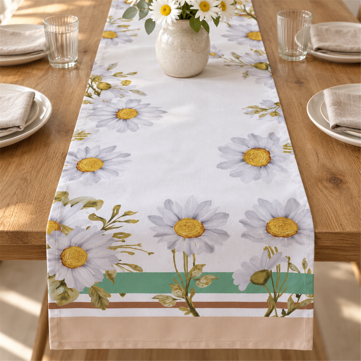 Daisy runner, pamuk karışımlı – Marie Lou Home