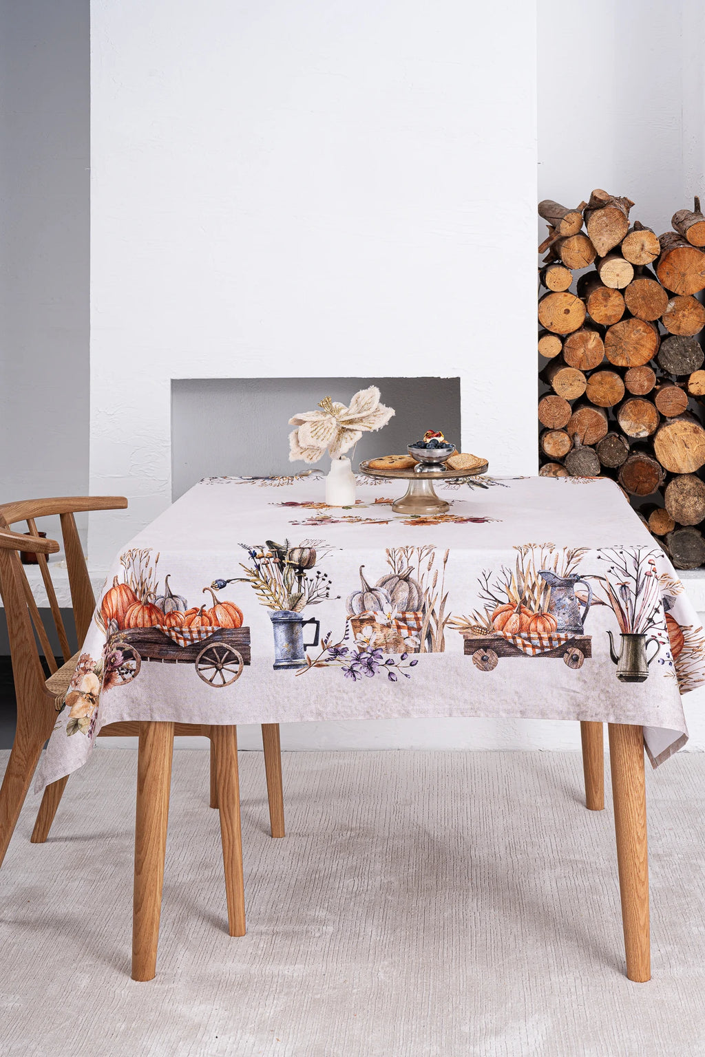 Pamuklu Runner Masa Örtüsü | Harvest Marie Lou Home
