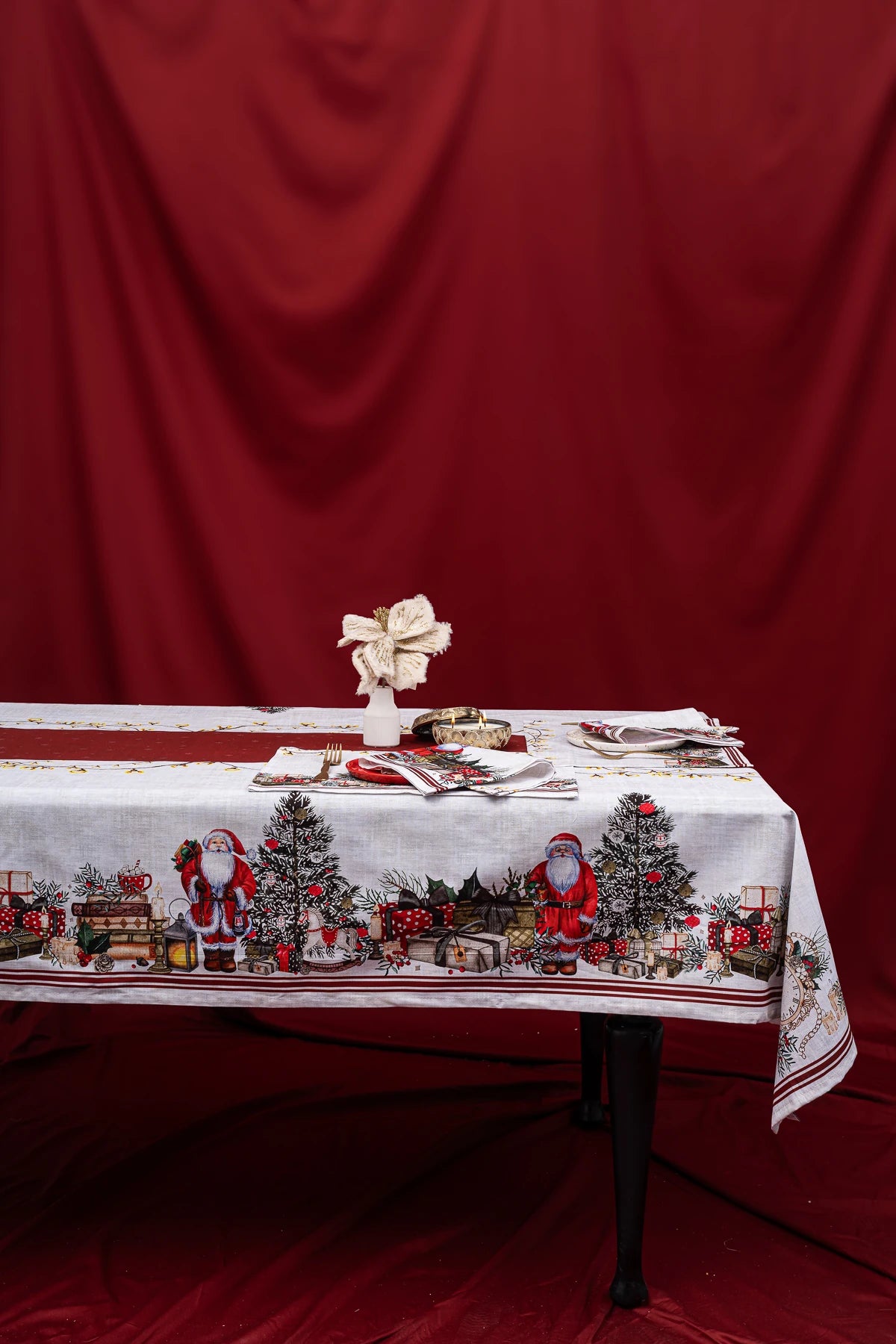 Pamuklu Runner Masa Örtüsü | Merry Marie Lou Home