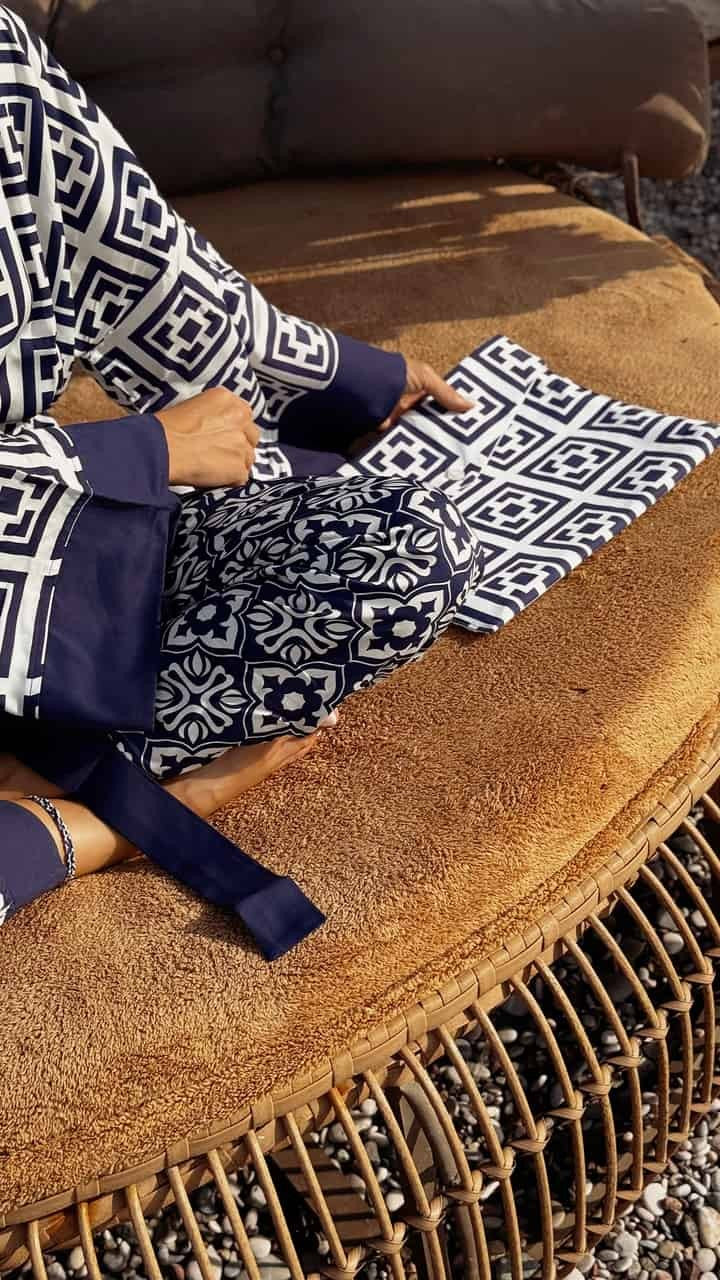 Saten Kimono Takımı (Özel Çanta Hediyeli)