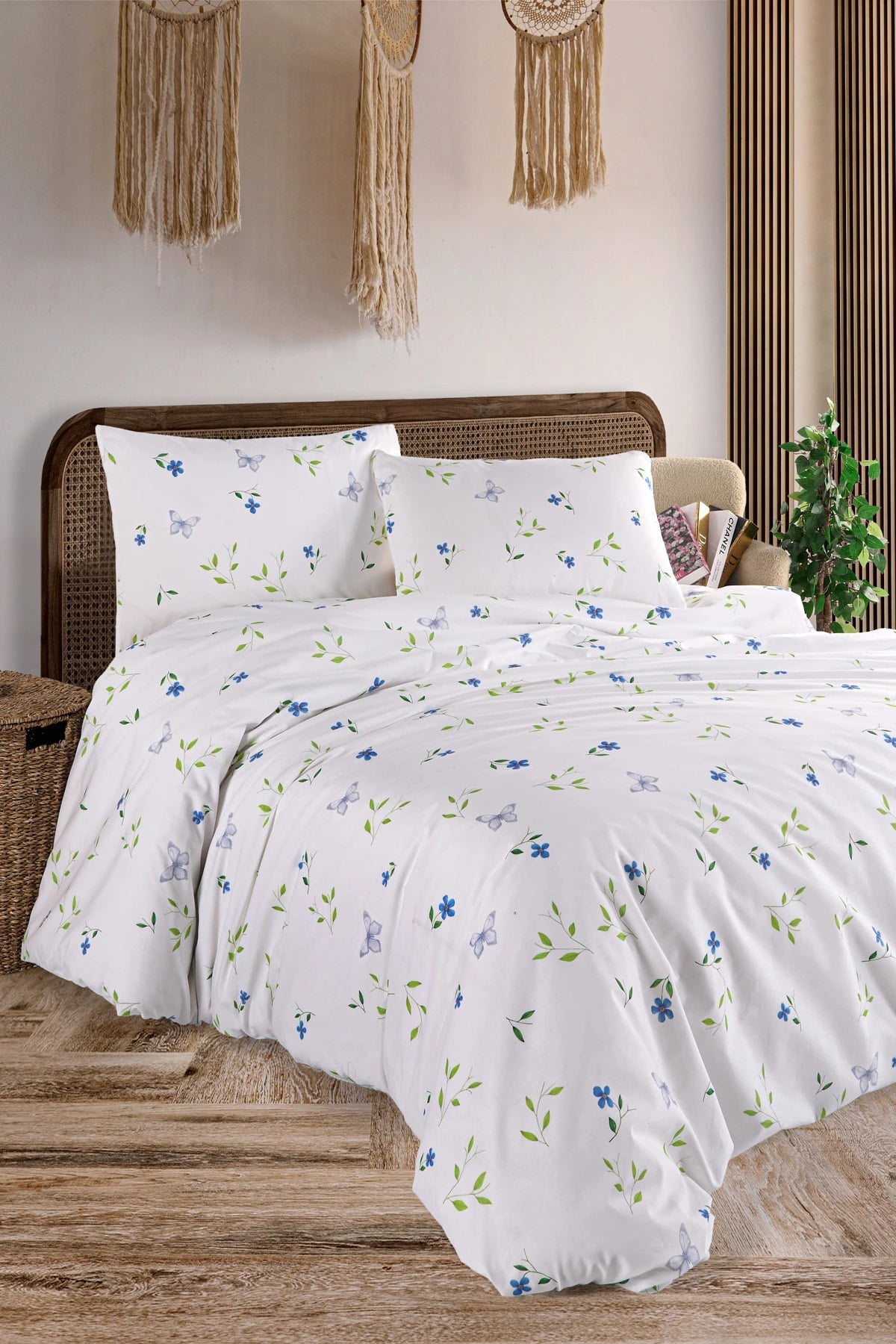 Blossom Çift Kişilik Nevresim Takımı - %100 Pamuk Ranforce, 200x220