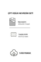 Botanic Çift Kişilik Nevresim Seti - %100 Pamuk Ranforce, 200x220