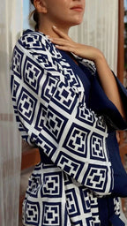 Saten Kimono Takımı (Özel Çanta Hediyeli)