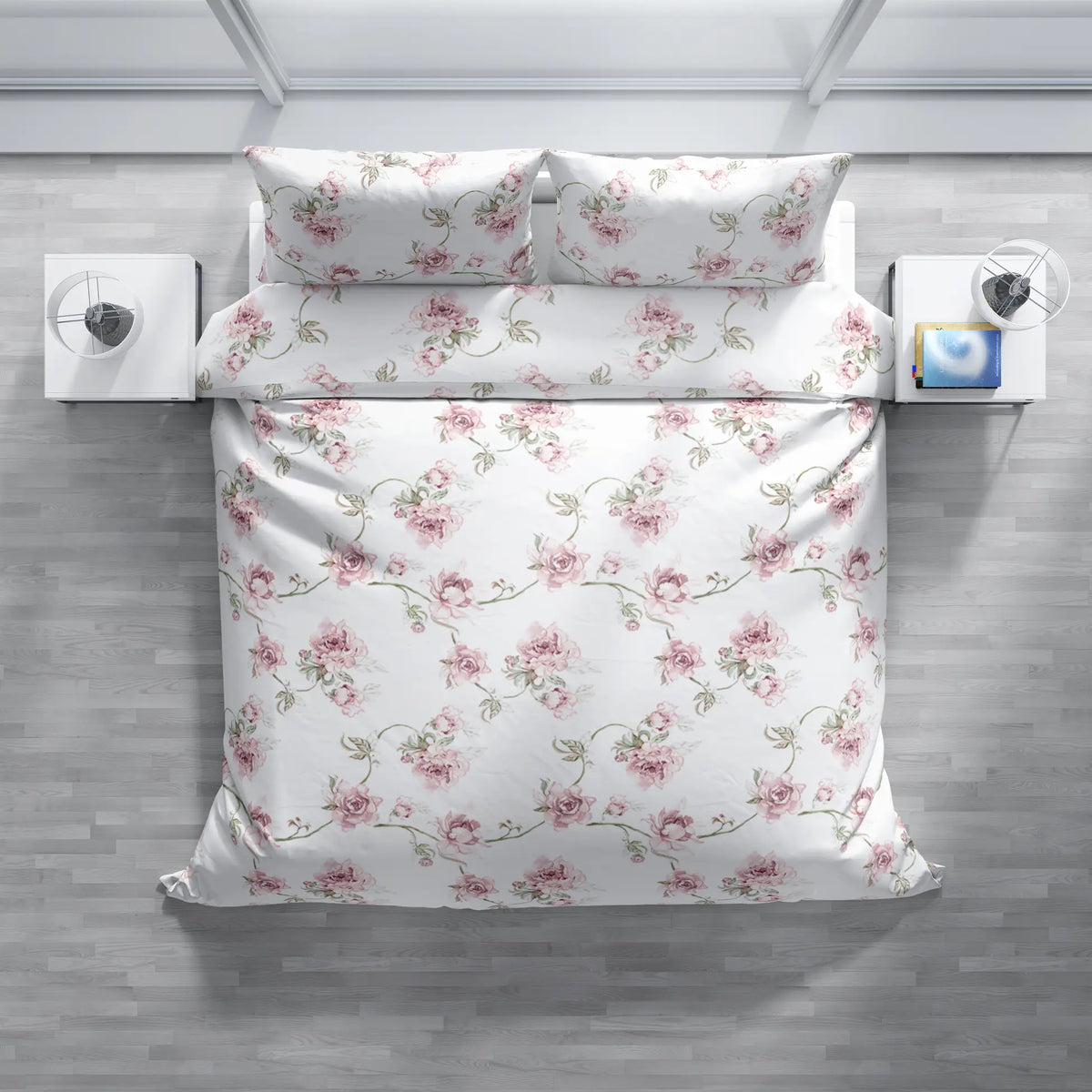 Percale Red Çift Kişilik Nevresim Seti - %100 Pamuk, 82 Tel, 200x220