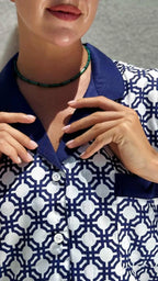 Saten Yazlık Kısa Kollu Pijama Takımı-Gecelik (Özel Çanta Hediyeli)