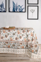 Safran %100 Pamuk Masa Örtüsü Seti-Runner & Amerikan Servis & Supla | Marie Lou Home
