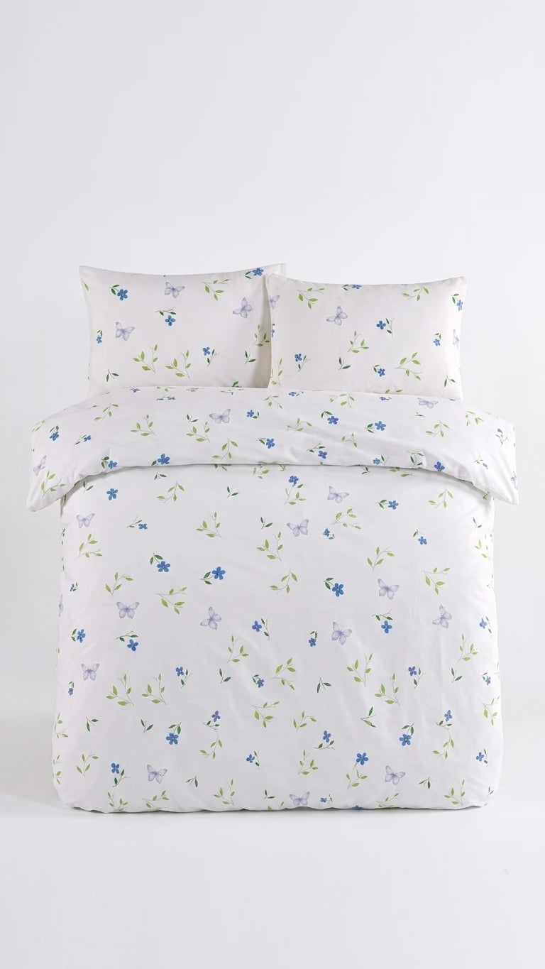 Blossom Çift Kişilik Nevresim Takımı - %100 Pamuk Ranforce, 200x220
