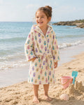 SUNNY Kapüşonlu Çocuk Bornozu – %100 Pamuk, GOTS Sertifikalı | Marie Lou Kids