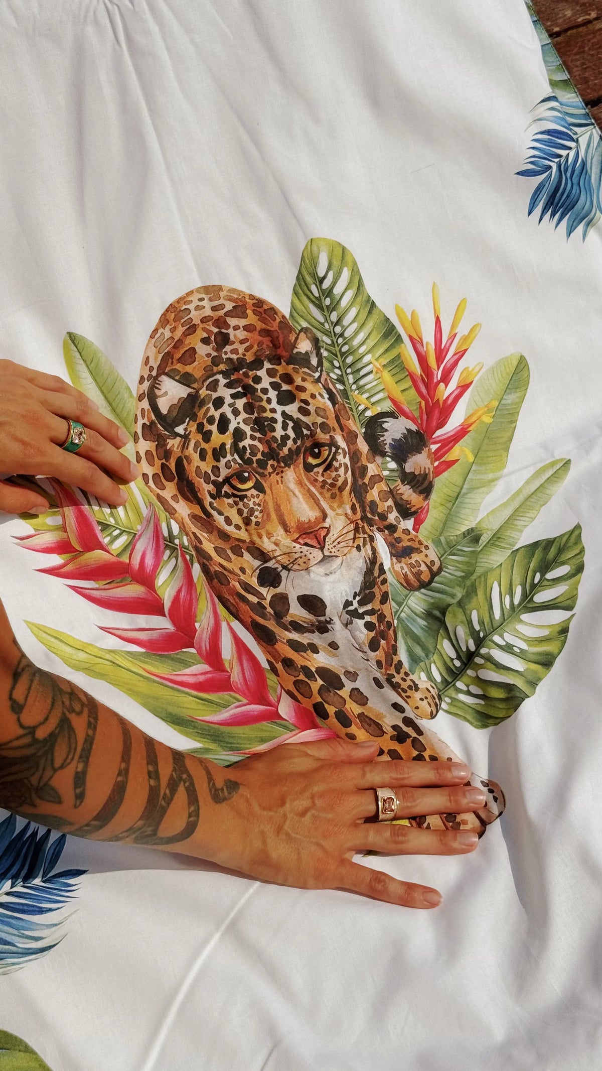 Leopard Plaj Havlusu-Dijital Baskı-%100 Pamuk-Özel Çantalı | Marie Lou Home