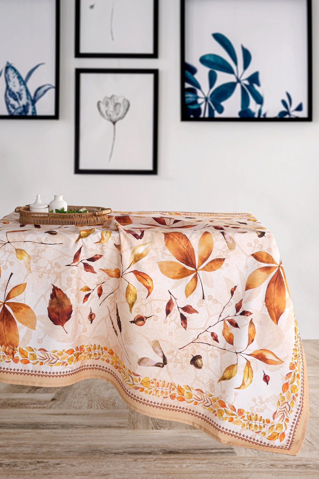 Autumn %100 Pamuk Masa Örtüsü Seti-Runner & Amerikan Servis & Supla | Marie Lou Home