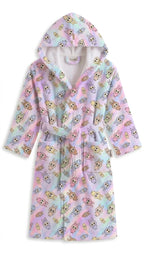 LILAC Kapüşonlu Çocuk Bornozu – %100 Pamuk, GOTS Sertifikalı | Marie Lou Kids