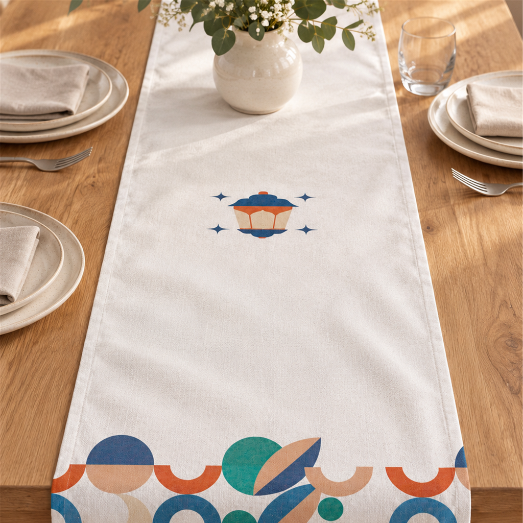 Otantik runner RR3, pamuk karışımlı – Marie Lou Home