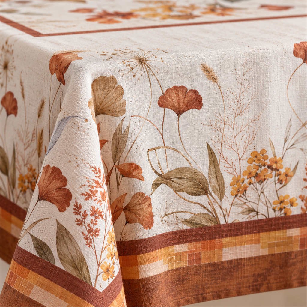 Rustic masa örtüsü, pamuk karışımlı – Marie Lou Home (2)